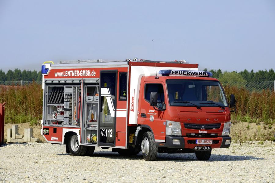 Mitsubishi Fuso Canter 7C18D Staffelloschfahrzeug Lentner (GER) '2013
